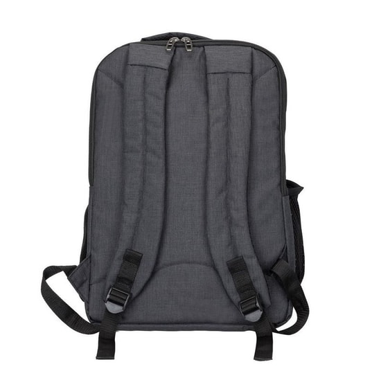 PLM Octagon 15.6" Siyah Oyuncu Notebook Sırt Çantası - Suya Dayanıklı Keten Kumaş, EVA Destekli, File Cep, Ergonomik