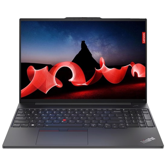 Lenovo ThinkPad E16 Gen3 Ultra 5-225U Laptop (21SR006VTX) - 16GB DDR5 RAM, 512GB SSD, 16" WUXGA, FreeDOS, Intel Graphics