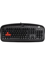 A4 Tech KB-28G Türkçe Q Düzen USB Kablolu Oyuncu Klavyesi - Multimedya Tuşlu, Ergonomik Tasarım, Bilek Desteği, Işıklı