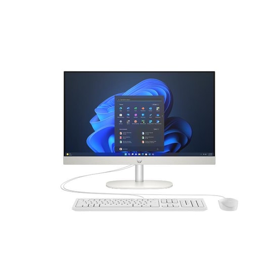 HP ProOne 240 G10 (D36TKET) Intel Ultra 5-125U 23.8" Full HD AIO PC - 16GB DDR5 RAM, 512GB SSD, FreeDOS, Beyaz, WiFi 6