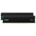 Crucial Pro 32GB (2x16GB) DDR4 3200MHz CL22 Soğutuculu UDIMM RAM (CP2K16G4DFRA32A) - 1.2V, Intel XMP 2.0, Siyah Bellek