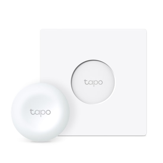 TP-Link Tapo S200D Akıllı Uzaktan Işık Kontrol Anahtarı - Tek/Çift Basma, Döndürme, 1+ Yıl Pil Ömrü, Tapo Hub Gereklidir