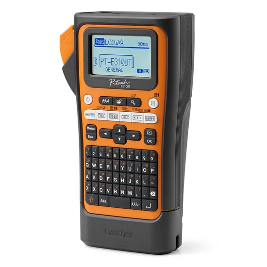 Brother PT-E310BTVP Taşınabilir Profesyonel Etiket Yazıcı - Bluetooth, 18mm TZe, Hızlı Baskı, Lityum-İyon Pil, USB C