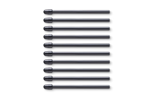 Wacom Pro Pen 2 Standard Yedek Uç (ACK22211) - 10'lu Paket, Wacom Pro Pen 2 ve Pro Pen 3D Uyumlu, Dayanıklı
