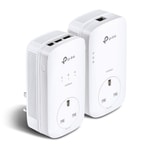 TP-Link TL-PA8033P KIT AV1300 Gigabit Powerline Adaptör - 3x Gbit Port, Passthrough Priz, 1300Mbps, MU-MIMO, 300m Menzil