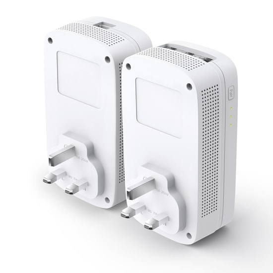 TP-Link TL-PA8033P KIT AV1300 Gigabit Powerline Adaptör - 3x Gbit Port, Passthrough Priz, 1300Mbps, MU-MIMO, 300m Menzil