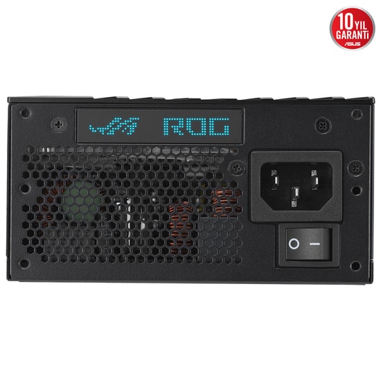 ASUS ROG LOKI 850W Beyaz 80+ Platinum Güç Kaynağı - 850W ATX 3.0, PCIe 5.0, Tam Modüler, ARGB Fan, Aktif PFC, 120 mm Fan