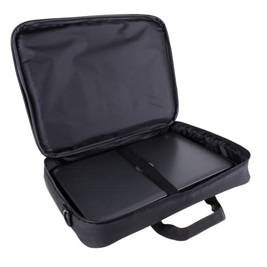 PLM PLC34 17" Siyah Su Geçirmez Notebook Çantası - Ergonomik, 600D Kumaş, 40cm Genişlik, 560gr Ağırlık, 2 Ana Cepli
