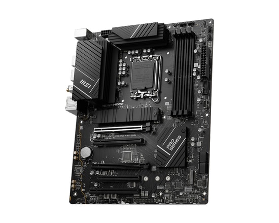 MSI PRO B760-P WIFI LGA 1700 DDR4 ATX Anakart - DDR4 5333MHz (OC), PCIe 4.0, Çift M.2, USB C 10Gbps, WiFi 6E, 2.5G LAN