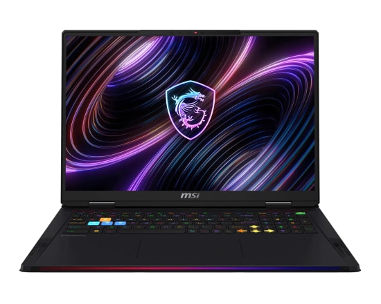 MSI RAIDER 18 MAX HX Ultra 9 290HX Plus RTX 5080 16GB GDDR7 Laptop (A2WI-1040TR) - 64GB RAM, 2TB SSD, 18" UHD+, W11H