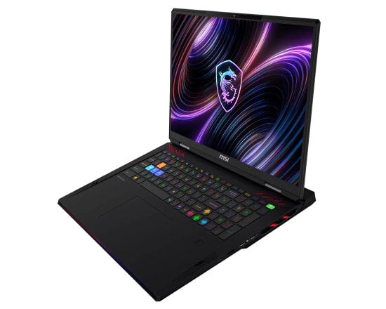 MSI RAIDER 18 MAX HX Ultra 9 290HX Plus RTX 5090 24GB GDDR7 Laptop (A2WJ-1059TR) - 64GB DDR5 RAM, 4TB SSD, 18" UHD+, W11