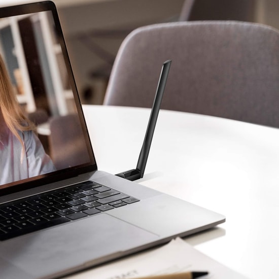 TP-Link Archer TX35U Plus AX1800 WiFi 6 USB Adaptör - Yüksek Kazanç, Çift Bant, USB 3.0, OFDMA, MU-MIMO, Dahili Anten