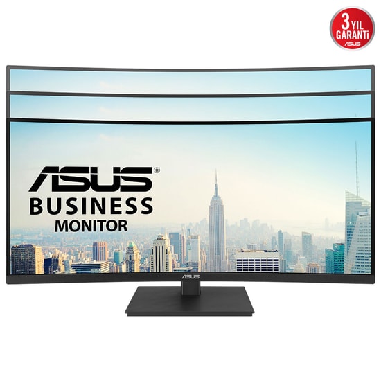 ASUS VA34VCPSR 34" UWQHD Adaptive-Sync VA Kavisli Monitör - 3440x1440, 100Hz, 4ms, HDR10, USB-C PD 96W, RJ45, GamePlus