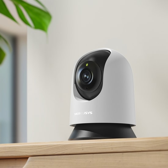 TP-Link Mercusys MC200 2MP Full HD 360 Hareketli İç Ortam Güvenlik Kamerası - 512GB SD Desteği, Gece Görüşlü, Sesli