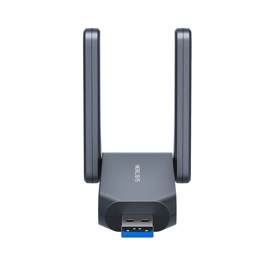 TP-LINK MERCUSYS MA37BEH BE6500 WiFi 7 USB Ağ Adaptörü - Yüksek Kazançlı, USB 3.0, WPA3, MU-MIMO, 2x Anten, OFDMA