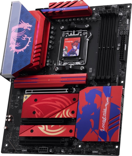 MSI B850 MLG EDITION AM5 DDR5 ATX Anakart - DDR5 8400MHz (OC), Wi-Fi 7, 3x PCIe x16, 4x M.2, USB 10Gbps, 5G LAN