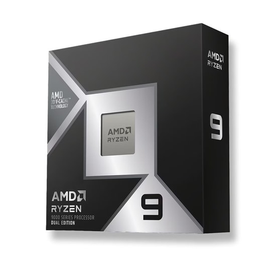 AMD Ryzen 9 9950X3D2 Dual Edition 5.6GHz AM5 İşlemci (100-100001978WOF) - Fansız, Kutulu, 16 Çekirdek, 192MB Cache, 200W
