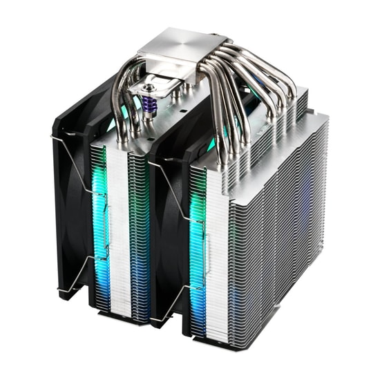 FSP MP7 ARGB Kule Tipi İşlemci Soğutucu (MP7) - 2x120mm Fan, 6 Isı Borusu, 1800 RPM, 76 CFM, Intel ve AMD Uyumlu