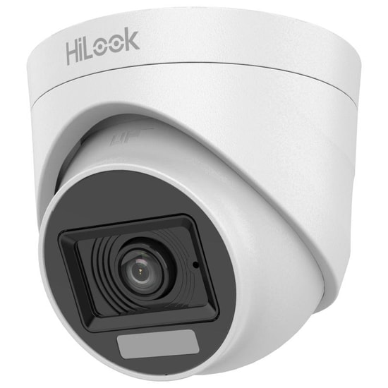 HiLook THC-T127-LPS 2MP ColorVu Analog Turret Kamera - 2.8mm Sabit Lens, 1080P, Renkli Gece Görüş, Sesli, IP67 Koruma