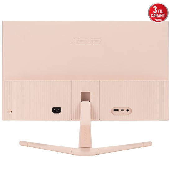 Asus VU249CFE-P 23.8" FHD 100Hz 1ms IPS Monitör - USB-C (15W PD), Rose Pink, Adaptive-Sync, Eye Care Plus, VESA, 250cd