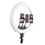 Nettech ZB-F488 20 inç Beyaz Ring Light - Youtube, TikTok, Makyaj İçin Tripodlu Led Işık, NT-91122 Konfigürasyonu