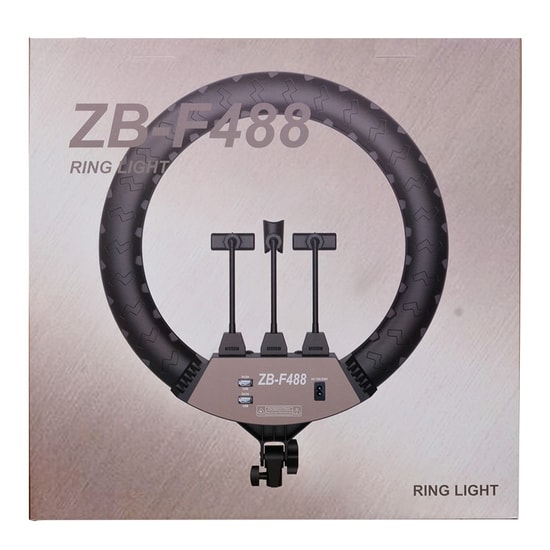 Nettech ZB-F488 20 inç Beyaz Ring Light - Youtube, TikTok, Makyaj İçin Tripodlu Led Işık, NT-91122 Konfigürasyonu