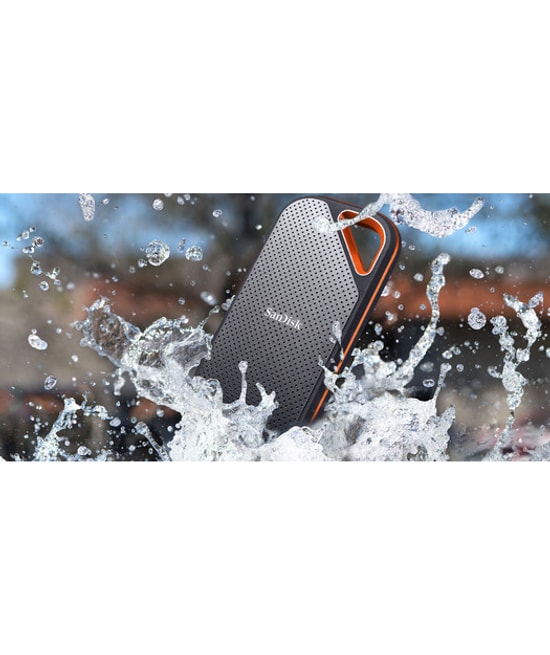 SanDisk Extreme PRO 4TB Taşınabilir SSD (SDSSDE81-4T00-G25) - 2000MB/s Okuma ve Yazma, USB 3.2 Gen 2x2, IP65 Dayanıklı