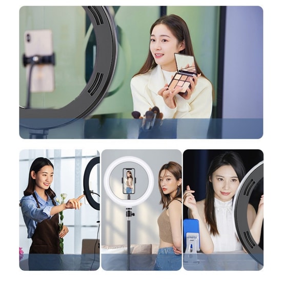 Nettech RL-21 Siyah 21 inç Led Ring Light Işık (NT-106767) - Uzaktan Kumandalı, Profesyonel Stüdyo Çekim Aydınlatması