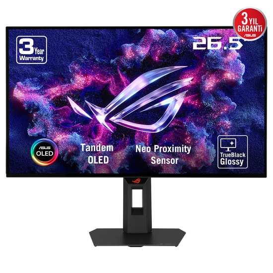 ASUS ROG Strix XG27ACDMS 27" 280Hz 0.03ms QD-OLED Oyuncu Monitör - 2K, Pivot, HDR400, USB-C, %99 DCI-P3, Neo Sensör