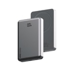 Nettech NT-PW42 Gri 10000mAh Magsafe Powerbank (NT-PW42 GRI) - 20W PD Hızlı Şarj, Type-C, Led Göstergeli, Taşınabilir
