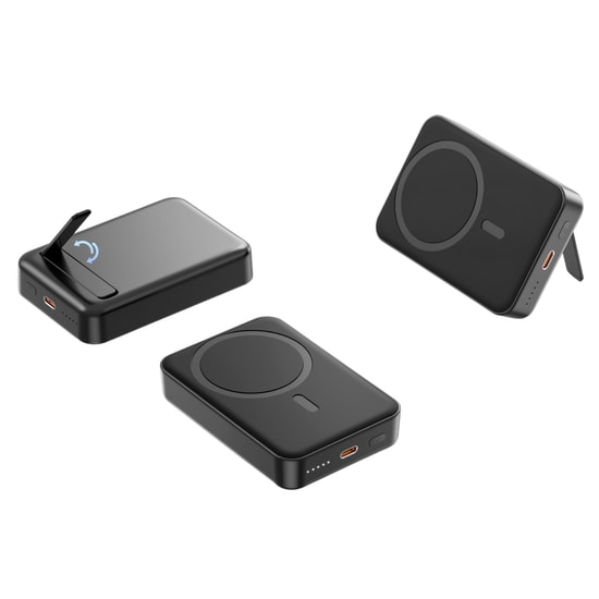 Nettech NT-PW32 Siyah 10000mAh Magsafe Powerbank (NT-PW32 SIYAH) - 15W+20W PD Hızlı Şarj, Kablosuz Şarj, Type-C Çıkış