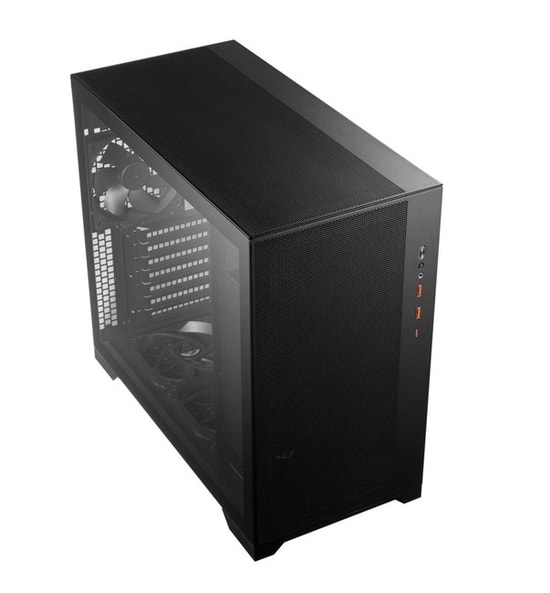 FSP CMT580B 550W 80+ E-ATX Mid Tower Siyah Oyuncu Kasası - 4x120mm Fan, Temperli Cam, USB 3.2, 2x3.5 HDD, 2x2.5 SSD