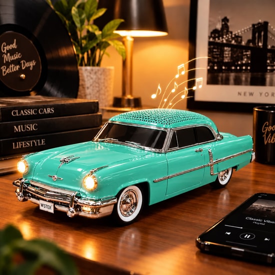 Nettech Wster WS-1957 Yeşil Kablosuz Car Hoparlör NT-117118 - Bluetooth, FM Radyo, USB, AUX, TF Kart, Stereo Ses