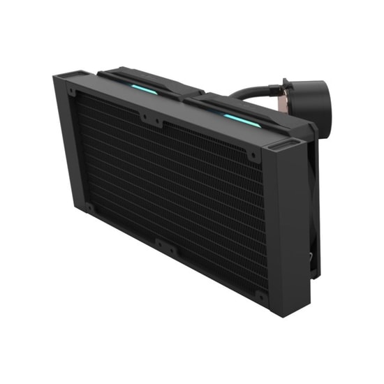 FSP AE24-B SIYAH 240mm ARGB Sıvı Soğutucu - Dual 120mm Fan, 2300 RPM, 81.7 CFM, Intel 1700/1851 ve AMD AM4/AM5 Uyumlu
