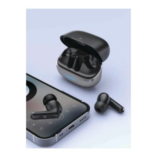 Nettech NT-BTH35 Siyah Kulakiçi Bluetooth Kulaklık (NT-115647) - ANC Gürültü Engelleme, Dokunmatik Kontrol, Mikrofonlu