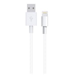 Nettech NT-20 Beyaz 100cm Lightning Şarj ve Data Kablosu - Hızlı Şarj, Dayanıklı Plastik, NT-6511