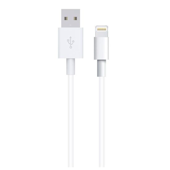 Nettech NT-20 Beyaz 100cm Lightning Şarj ve Data Kablosu - Hızlı Şarj, Dayanıklı Plastik, NT-6511