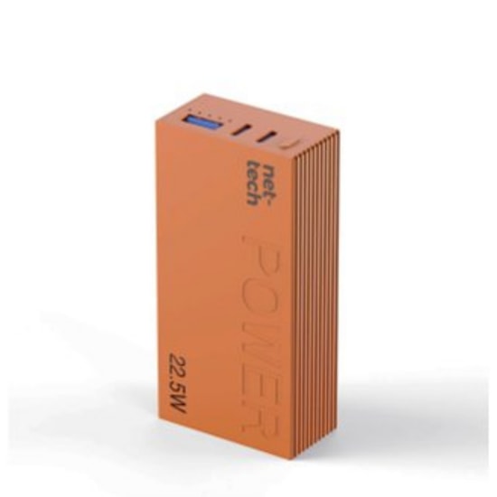 Nettech NT-PW43 Turuncu 22.5W Hızlı Şarj 10000mAh Powerbank (NT-115648) - 4 Çıkışlı, PD Hızlı Şarj, Uçuşa Güvenli