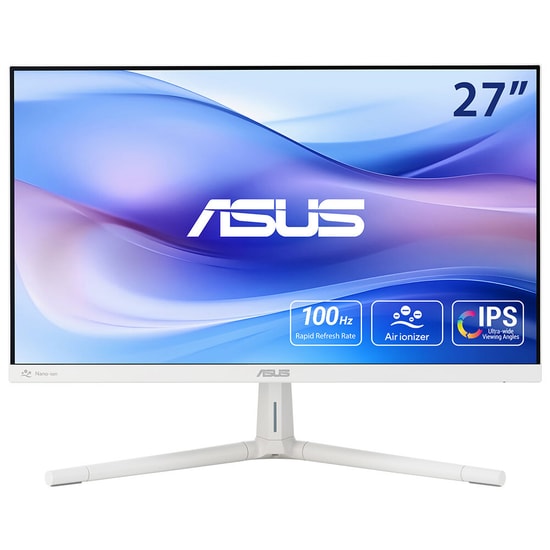 Asus VU279HFI-W 27" Nano İyon IPS Full HD Beyaz Monitör - 100Hz, 1ms, Eye Care Plus, Çerçevesiz, Vesa, Adaptive-Sync
