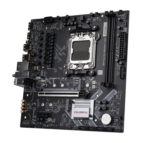 Colorful BATTLE-AX B450M-T M.2 V14 DDR4 Anakart - AMD AM4, B450, 3600MHz(OC), M.2, HDMI, VGA, USB 3.2, Micro ATX