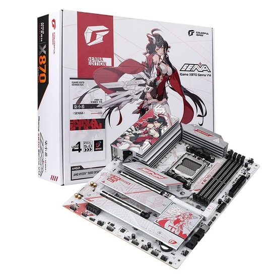 Colorful iGame X870 Senna V14 DDR5 AM5 ATX Anakart - AMD X870, 8200MHz(OC), 3xM.2, WiFi 6, PCIe 5.0, Bluetooth 5.4