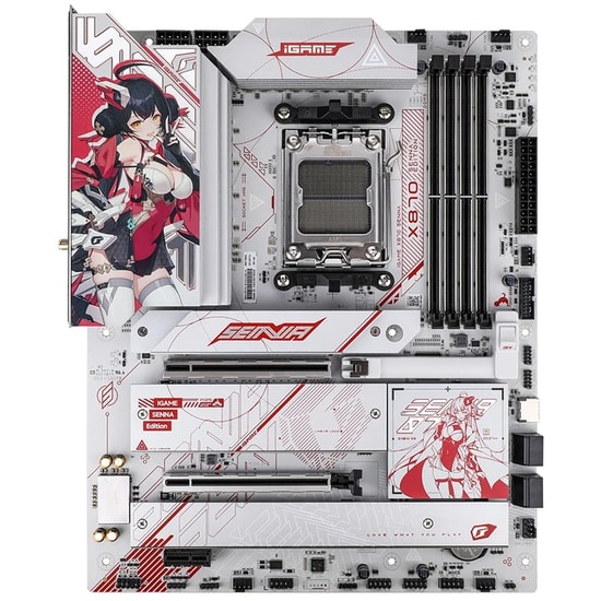Colorful iGame X870 Senna V14 DDR5 AM5 ATX Anakart - AMD X870, 8200MHz(OC), 3xM.2, WiFi 6, PCIe 5.0, Bluetooth 5.4