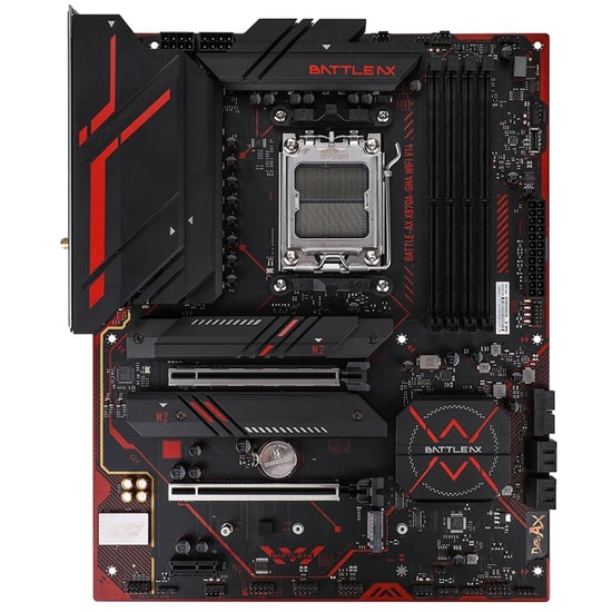 Colorful BATTLE-AX X870A-GHA WIFI 6E V14 DDR5 7600MHz ATX AM5 Anakart - 7600MT/s(OC), Wi-Fi 6E, 3xM.2, PCIe 5.0, USB 4.0