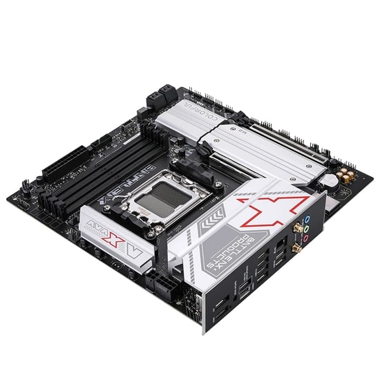 Colorful BATTLE-AX B850M-PLUS WIFI 6 V14 DDR5 6800MHZ Anakart - AM5, 2xM.2, PCIe 5.0, Wi-Fi 6, BT 5.1, 192GB RAM, mATX