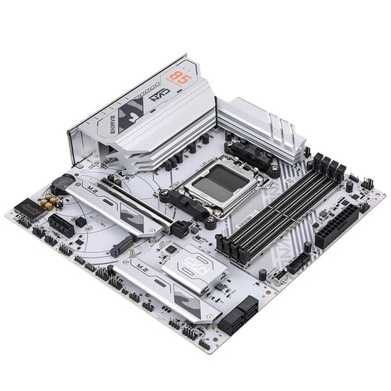 Colorful CVN B850M GAMING FROZEN V14A DDR5 8400MHz mATX AM5 Anakart - Wi-Fi 6, BT 5.2, 3xM.2, PCIe 5.0, 192GB RAM Destek