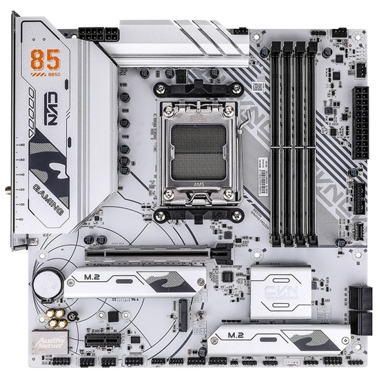 Colorful CVN B850M GAMING FROZEN V14A DDR5 8400MHz mATX AM5 Anakart - Wi-Fi 6, BT 5.2, 3xM.2, PCIe 5.0, 192GB RAM Destek