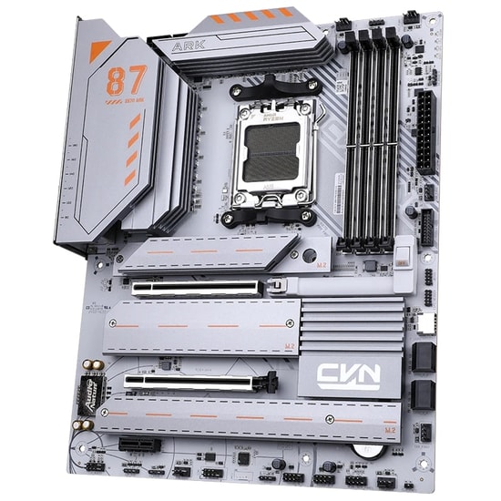 Colorful CVN X870 ARK FROZEN WIFI 7 V14 DDR5 8200MHz mATX Anakart - AM5, PCIe 5.0, 3xM.2, BT 5.4, 8200MT/s(OC), 192GB RA