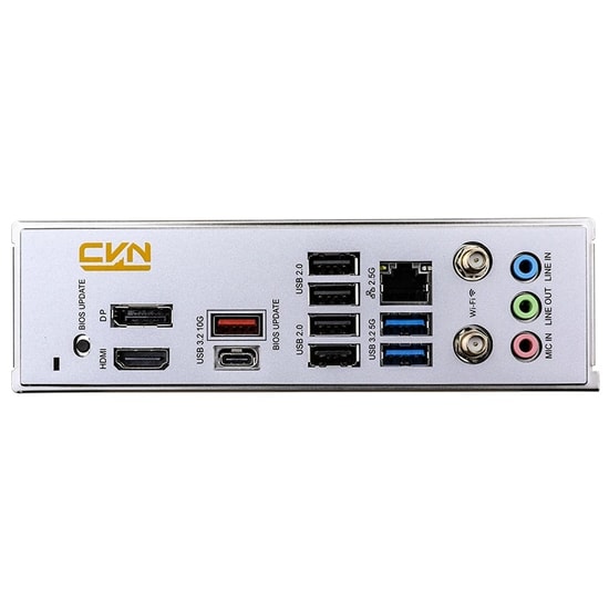 Colorful CVN B850I GAMING FROZEN WIFI 6E V14 DDR5 8000MHz Anakart - AM5, Mini-ITX, 2xM.2, PCIe 5.0, BT 5.3, HDMI, DP