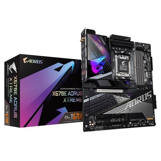 Gigabyte X670E AORUS XTREME AM5 DDR5 E-ATX Anakart (X670E-AORUS-XTREME-AM5-EATX-DDR5) - AMD X670E, 8000MHz OC, Wi-Fi, BT