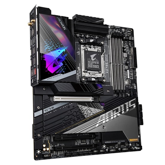 Gigabyte X670E AORUS XTREME AM5 DDR5 E-ATX Anakart (X670E-AORUS-XTREME-AM5-EATX-DDR5) - AMD X670E, 8000MHz OC, Wi-Fi, BT